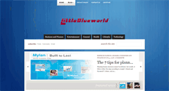 Desktop Screenshot of little-blue-world.org